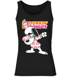 Snoopy Dadbing Dunkin' Donuts