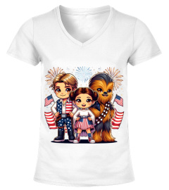 Leia Hansolo Chewbacca - Independence Day