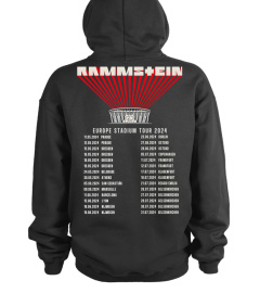 2 Face T-shirt Imprimé Rammstein Euro Stadium Tour 2024 Shirt