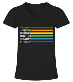 Light Sabers Rainbow Colors LGBT