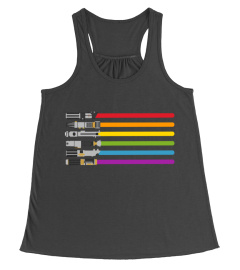 Light Sabers Rainbow Colors LGBT