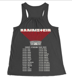 2-Sided Rammstein Euro Stadium Tour 2024  Shirt