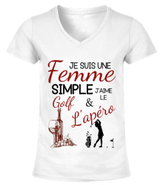 Je suis une femme simple - golf