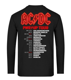 2 ACDC Tour 2024 Europe Stadium Shirt