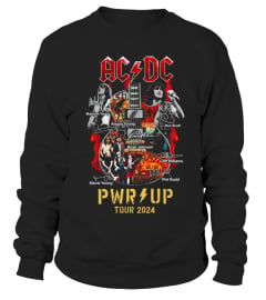 2 Faces ACDC PWR UP Tour 2024 Tee