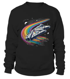 Millennium Falcon rainbow colors LT