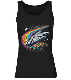 Millennium Falcon rainbow colors LT