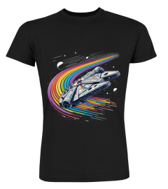 Millennium Falcon rainbow colors LT