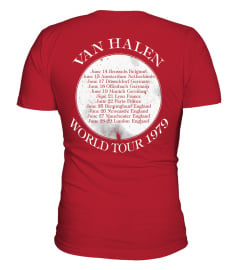 (2 sides) Van Halen 1979 Tour