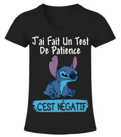 J'AI FAIT UN TEST DE PATIENCE C'EST NEGATIF - STITCH