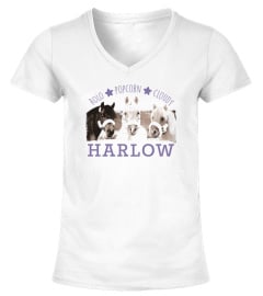 Harlow and Popcorn Merch