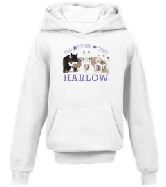 Harlow and Popcorn Merch