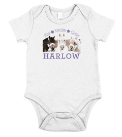 Harlow and Popcorn Merch