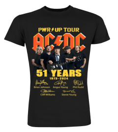 ACDC 51 YEARS ANNIVERSARY T SHIRT