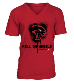 RD. Dodge Hellcat Hell on Wheels Long Sleeve T-Shirt-