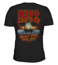 (2 sides) Kiss Lick It Up World Tour 83 84