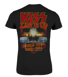 (2 sides) Kiss Lick It Up World Tour 83 84