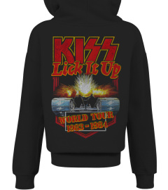 (2 sides) Kiss Lick It Up World Tour 83 84