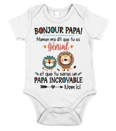 Bonjour papa