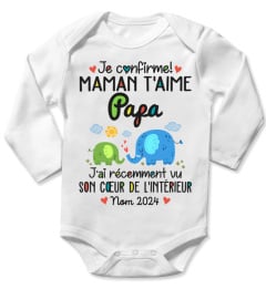 Je confirme Maman t'aime Papa