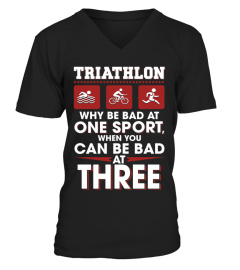 TRIATHLON WHY BE BAD AT ONE SPORT WHEN YOU CAN BE BAD AT THREE