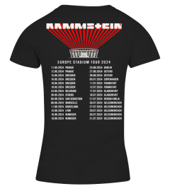 2-SIDED RAMMSTEIN EURO STADIUM TOUR 2024 SHIRT