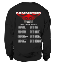 2-SIDED RAMMSTEIN EURO STADIUM TOUR 2024 SHIRT