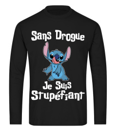 SANS DROGUE JE SUIS STUPEFIANT -STITCH