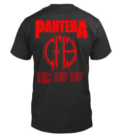 2-Sided Pantera World Tour  Shirt