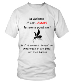 HUMOUR MOUSTIQUE STOP A LA VIOLENCE ANIMALISTE CADEAU