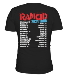 (2 side ) Limited Edition - Rancid  tour 2024