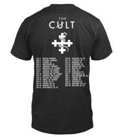 2-Sided The Cult Band Tour Shirt