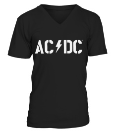 AC/DC Logo 2024 Charcoal Tour