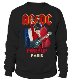 ACDC Power Up Tee  PWR UP Paris T Shirt