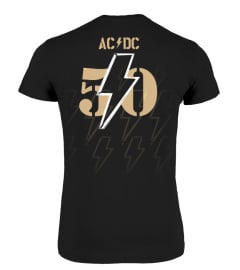 AC/DC 50 Years Gold Football