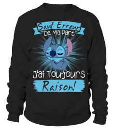 SAUT ERREUR DE MA PART J'AI TOUJOURS RAISON! - STITCH