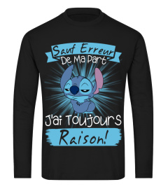 SAUT ERREUR DE MA PART J'AI TOUJOURS RAISON! - STITCH