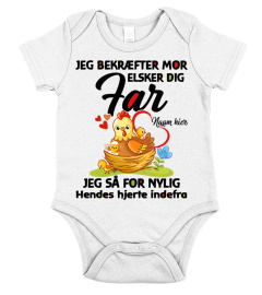 JEG BEKRAEFTER MOR ELSKER DIG