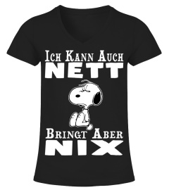 ICH KANN AUCH NETT BRINGT ABER NIX - SNOOPY