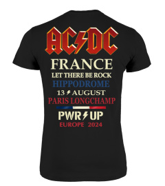 (2 SIDES)  PARIS EIFFEL 2024 - AC/DC