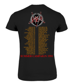 (2 side) Limited Edition - Slayer Summer Campaign Tour 1992