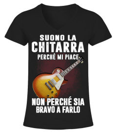 Suono la chitarra perché mi piace non perché sia bravo a farlo