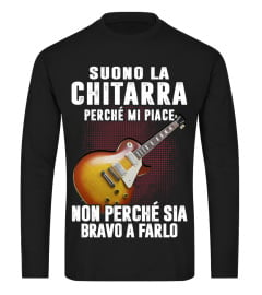 Suono la chitarra perché mi piace non perché sia bravo a farlo