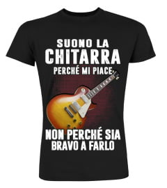 Suono la chitarra perché mi piace non perché sia bravo a farlo