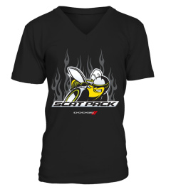 BK. Dodge Scat Pack Flames T-Shirt-