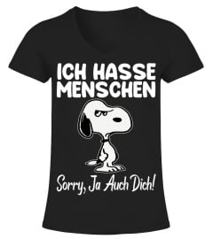 ICH HASSE MENSCHEN. SORRY, JA AUCH DICH! - SNOOPY