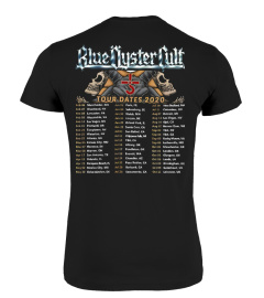 (2 side) Limited Edition - Blue Öyster Cult TOUR DATES 2020