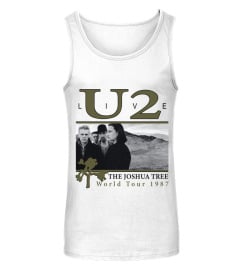 2 SIDE - WT Vintage U2 Rock Band Live The Joshua Tree World Tour 1987