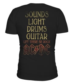 (2 sides) AC/DC Sounds Light Drums Guitar