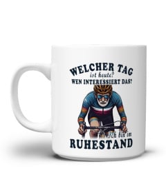 Radfahren, ich bin im ruhestand